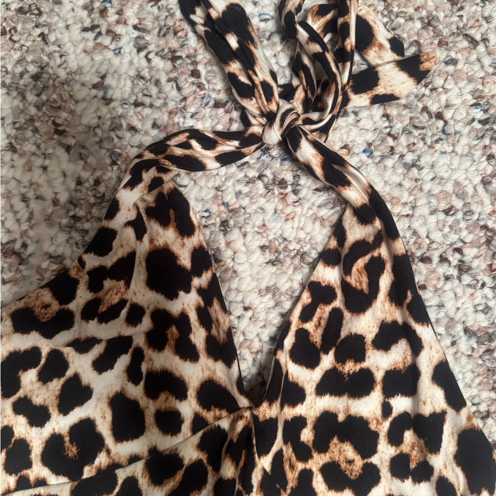 No Boundaries Leopard Print Maxi Dress